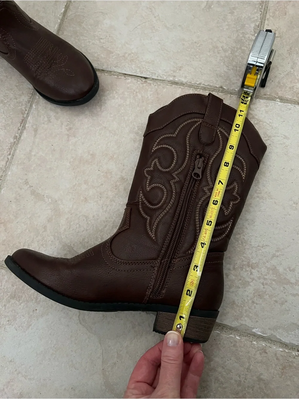 Kids' Montana Western Boots - Cat & Jack™ Brown 3